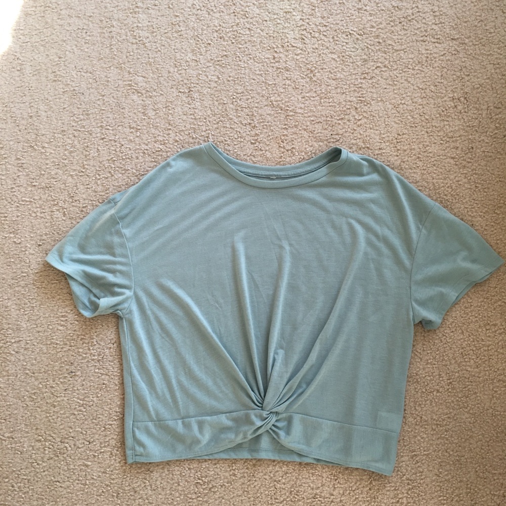 Oversized Knot Front Tee